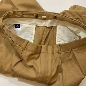 VTG,Elite Iandes End Men's Tan Pants Size 36 R Made In Mexico 💯 Wool Dry Clean